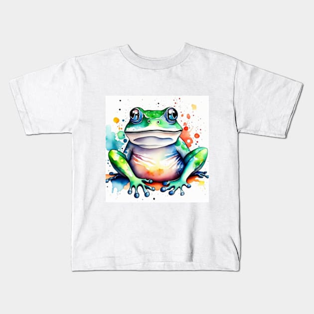 cute frog gift ideas, frog gifts, frog tee, frog tshirt,frog phone case, frog gift Kids T-Shirt by WeLoveAnimals